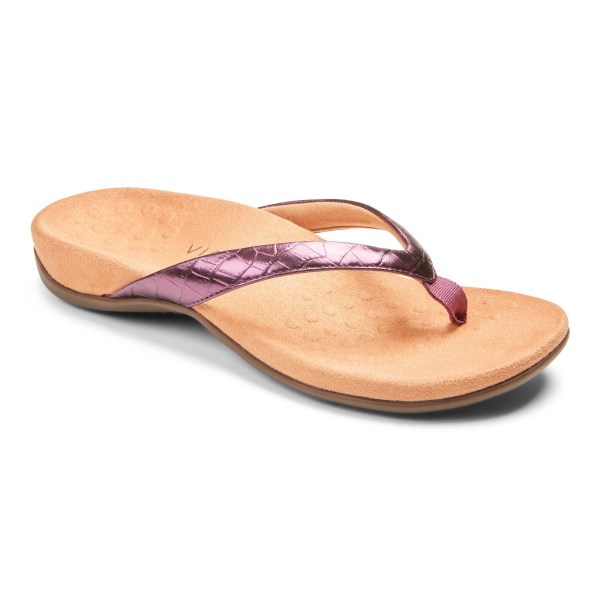 Vionic Sandals Ireland - Dillon Toe Post Sandal Pink - Womens Shoes In Store | CUXNL-1978